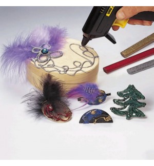 Pistola de Cola Quente UHU Creative 110º + 4 recargas