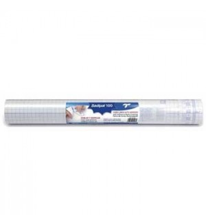 Forra Livros Autocolante 050cmx15m Transparente Rolo 1un