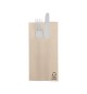 Guardanapos Porta-Talheres 39x40 Natural Reciclado 50un