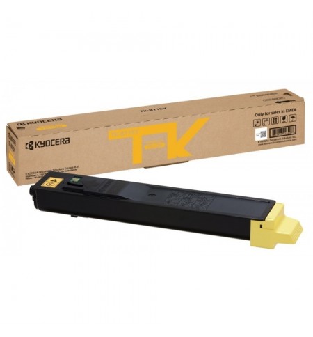 Toner Kyocera TK-8115Y Amarelo 1T02P3ANL0 6000 Pág.