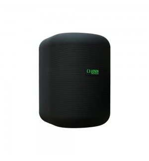 Dispensador Toalhas Rolo Ext Central EcoLuxe Losdi Preto Mat