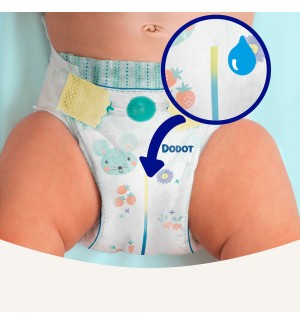 Fraldas Dodot Sensitive T2 (4-8kg) 58un