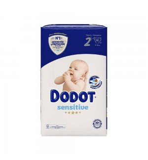 Fraldas Dodot Sensitive T2 (4-8kg) 58un