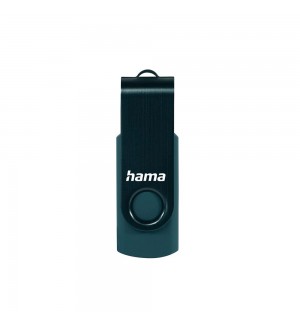 Pen Drive USB-A 3.0 64GB Hama Rotate Azul Petroleo
