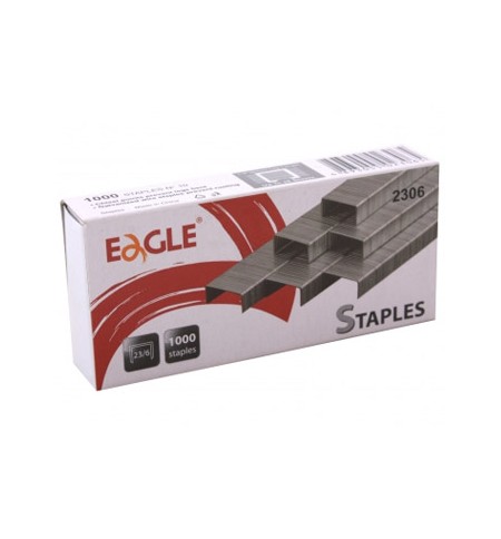 Agrafos 23/06 Eagle (10/40 Folhas) Cx1000un