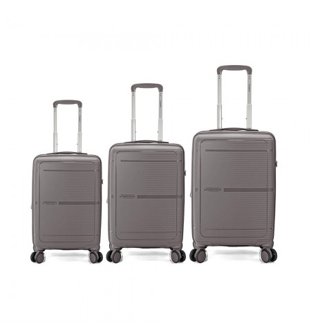 Malas Viagem com Trolley Cabine Média Grande PP Cinza 3un