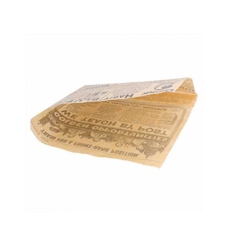 Sacos Papel Anti-Gordura (Abertos) 34g 16x16,5cm 500un