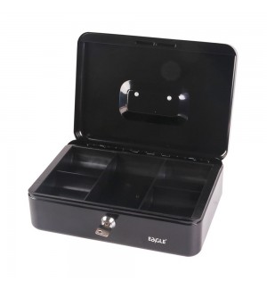 Cofre com Chave Eagle 262x192x82mm Preto