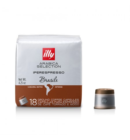 Café Cápsulas IperEspresso ILLY Brasil Pack 18un