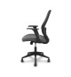 Cadeira Operativa Giratória com Braços Ergo529 Preto/Cinza