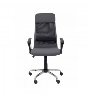 Cadeira Direção Giratória Esteras Tecido Cinza