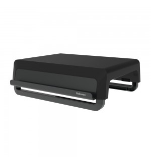 Base Monitor 8.20x35.40x30.40cm Reciclável Breyta Preto