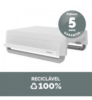 Base Monitor 8.20x35.40x30.40cm Reciclável Breyta Branco