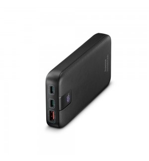 Powerbank 20000mAh USB-A 1 Porta + USB-C 2 Portas Cinza