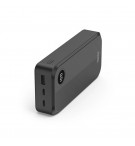 Powerbank 20000mAh USB-A 1 Porta + USB-C 2 Portas Preto