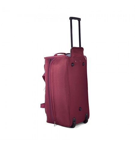 Saco Viagem com Trolley 65x32x30cm Vermelho 1un
