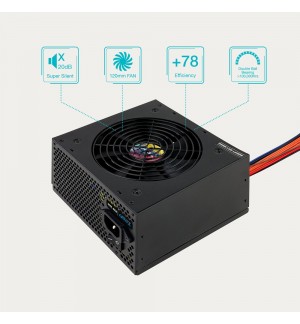 Fonte Alimentação TOOQ ATX 600W com PFC activo