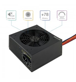 Fonte Alimentação TOOQ Ecopower II ATX 550W com PFC Activo