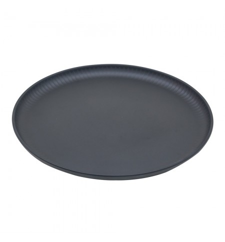 Prato 27cm Melamina Redondo AQUA BLACK 1un