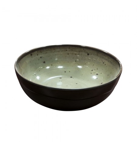 Tigela 19x7.2cm Melamina Redonda TERRACOTA Cinzento 1un