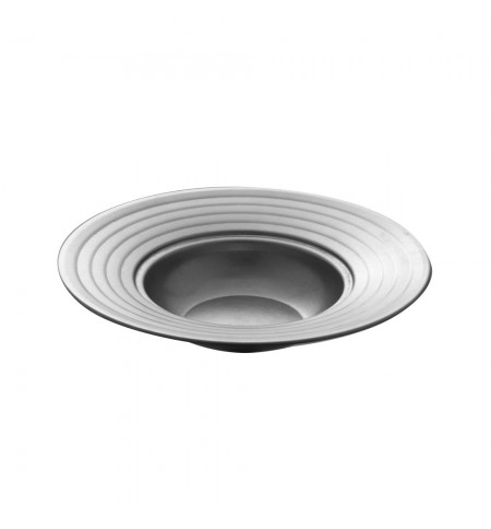 Prato 26x4.5cm Massa aba Larga ACERO INOx 1un