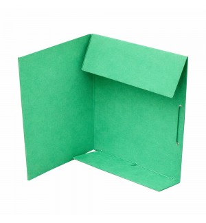 Pasta Cartão Hidraulico A4 Abas/Elásticos Roma19 Verde