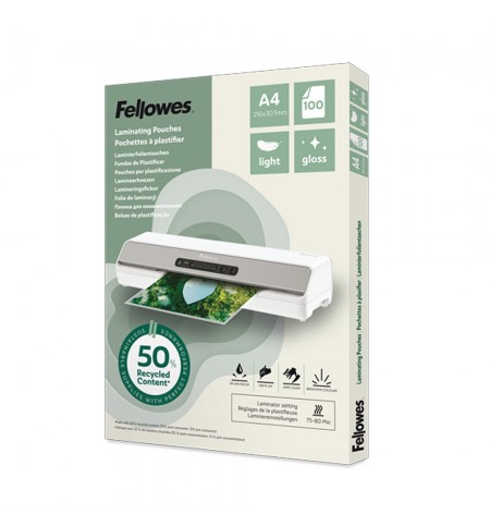 Bolsas de Plastificar A4 216x303mm 50% Reciclado 100un