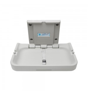 Mesa Muda Fraldas Bebés Horizontal Cinza