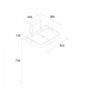 Mesa Muda Fraldas Bebés Horizontal Cinza