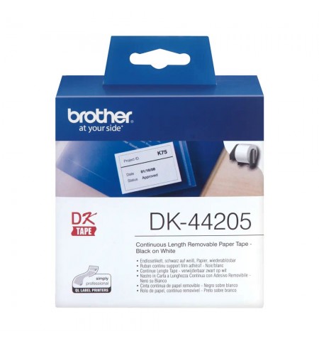 Rolo Papel Térmico Contínuo Removível Branco 62mmx30,48m