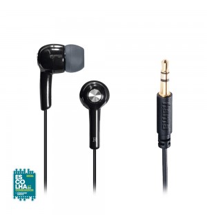 Auriculares In-Ear Jack 3.5mm Gloss Preto
