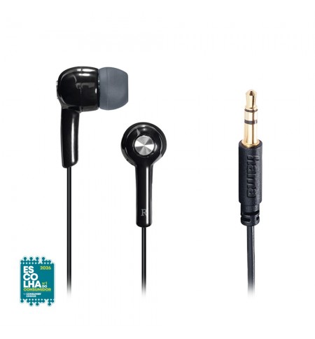 Auriculares In-Ear Jack 3.5mm Gloss Preto