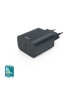 Carregador USB-C PD 20W Rápido Cinza