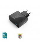 Carregador USB-A 12W Socket Benfica Preto