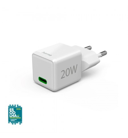 Carregador USB-C 20W Super Mini-Charger Branco