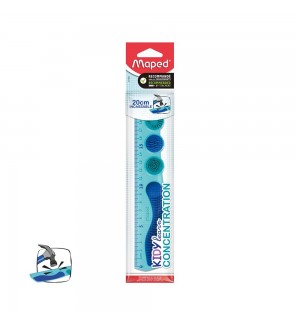Régua Plástico 20cm Maped Kidy Learn Concentration