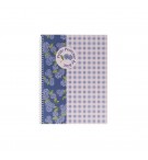 Caderno Espiral A5 Quadriculado PROVENCE Flower 80Fls 1un