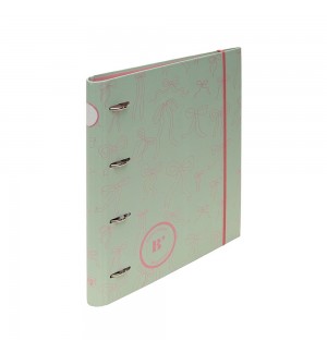 Dossier A4 LACES Verde c/Recarga Pautado + Separadores 1un