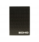 Caderno Agrafado A4 Pautado ECHO Preto 48Fls 1un