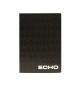 Caderno Agrafado A4 Pautado ECHO Preto 48Fls 1un