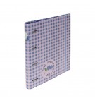 Dossier A4 PROVENCE Vichy Rose c/Recarga Pautado + Separador