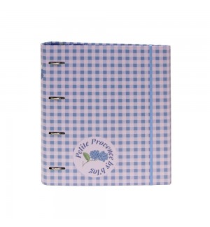 Dossier A4 PROVENCE Vichy Rose c/Recarga Pautado + Separador