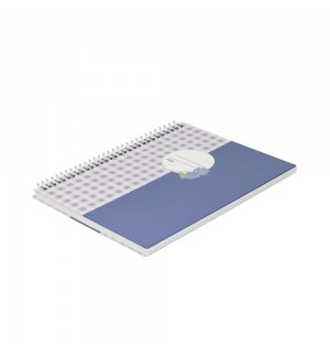 Caderno Espiral A5 Pautado PROVENCE Vichy 80Fls 1un