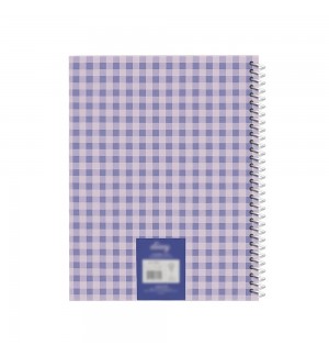 Caderno Espiral A4 Pautado PROVENCE Vichy 80Fls 1un