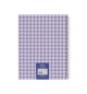 Caderno Espiral A4 Pautado PROVENCE Vichy 80Fls 1un