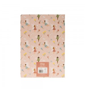 Caderno Agrafado A4 Quadriculado FAIRIES Rose 48Fls 1un