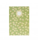Caderno Agrafado A4 Quadriculado FLOWERS Verde 48Fls 1un