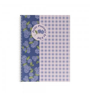 Caderno Espiral A4 Pautado PROVENCE Flower 80Fls 1un