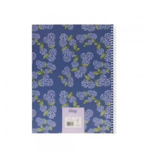Caderno Espiral A4 Pautado PROVENCE Flower 80Fls 1un
