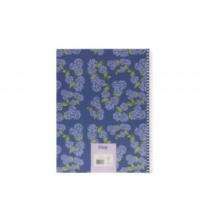 Caderno Espiral A5 Pautado PROVENCE Flower 80Fls 1un